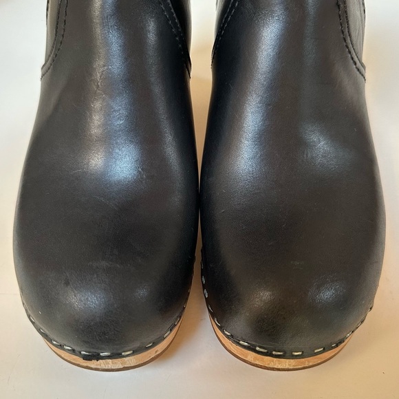 Swedish Hasbeens Zip It Clog Bootie Size 37 / 7 - Picture 10 of 11